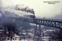 082 021_auf dem Viadukt in Westerburg_09-01-1972_Scheinanfahrt_Slg_bearb1